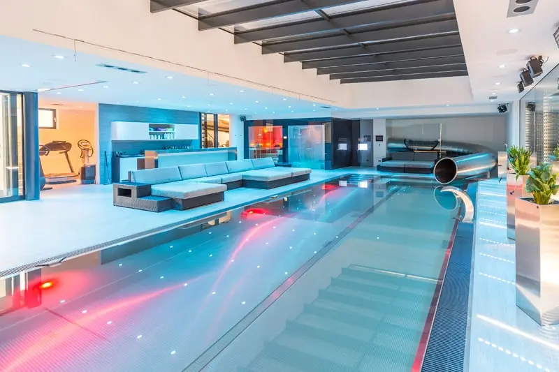 Poolbeleuchtung RGB Farben